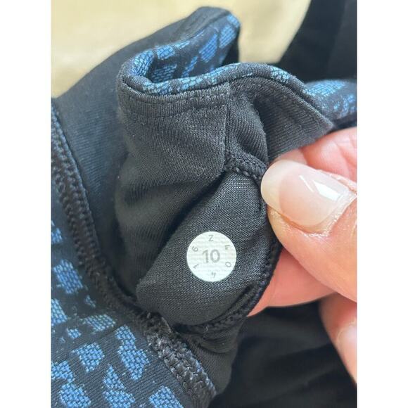 Lululemon Fast Lane Workout Bra Teal Size 10 - Picture 3 of 11